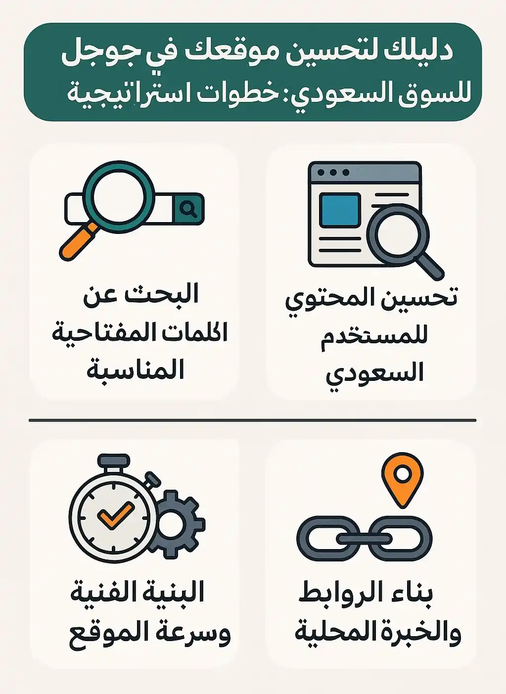 تحسين موقعك في جوجل للسوق السعودي