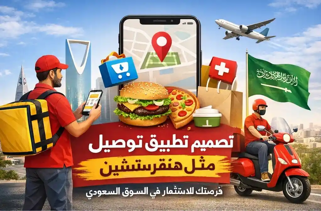 تصميم تطبيق توصيل مثل هنقرستيشن تصميم تطبيق توصيل مثل هنقرستيشن