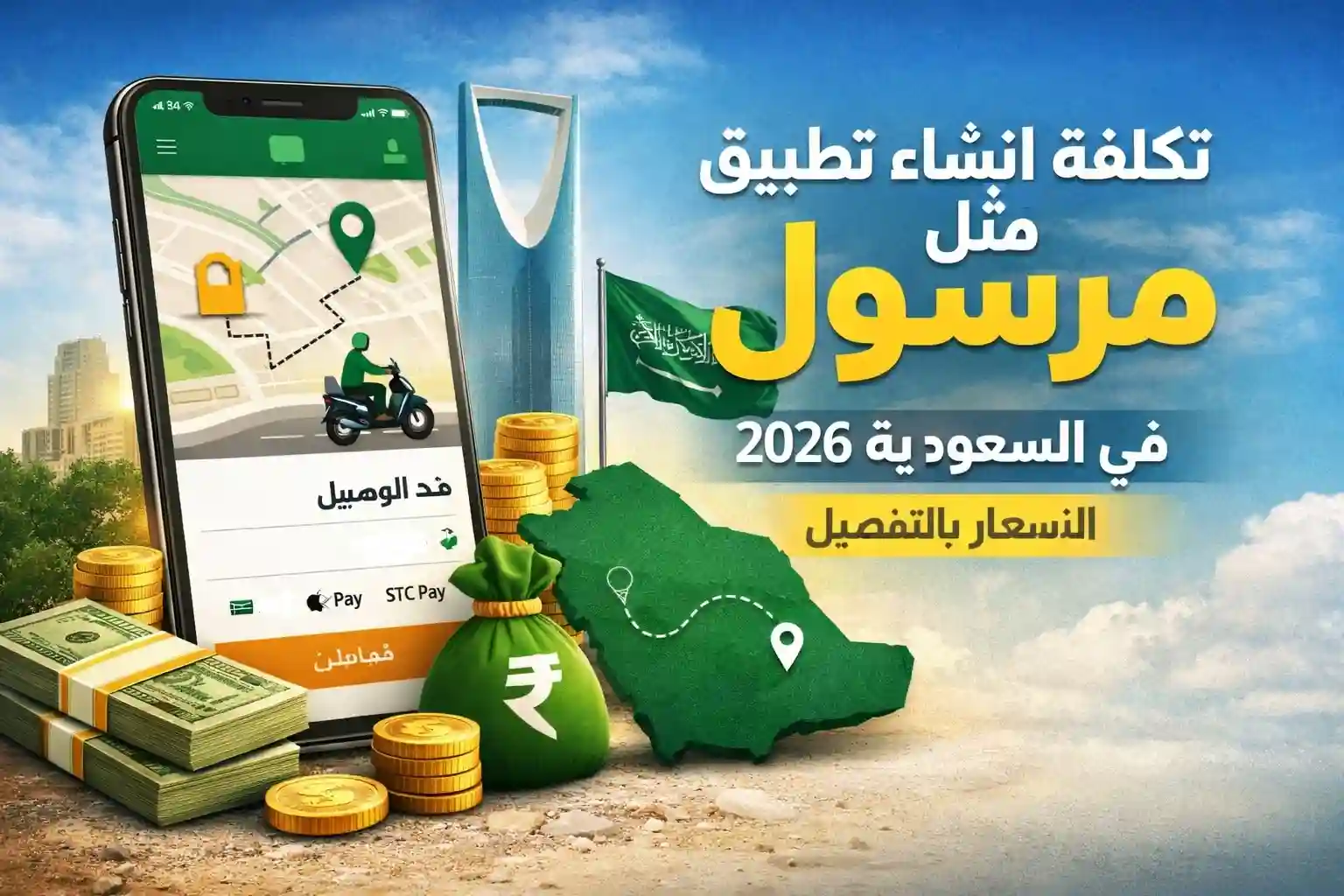 تكلفة إنشاء تطبيق مثل مرسول 2 تكلفة إنشاء تطبيق مثل مرسول